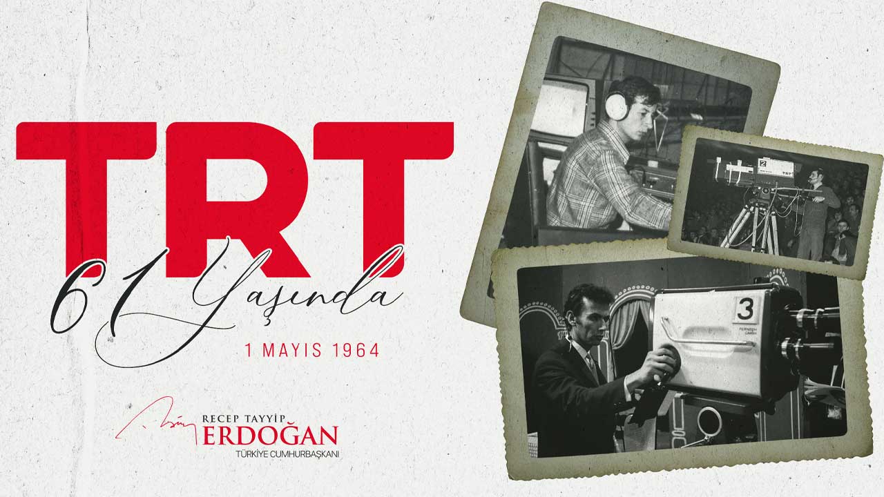 Cumhurbaşkanı Erdoğan'dan TRT'nin 61. kuruluş yıl dönümüne tebrik mesajı
