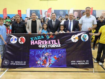 Ağrı’da GSB Spor Okulları Açılış Töreni Yapıldı