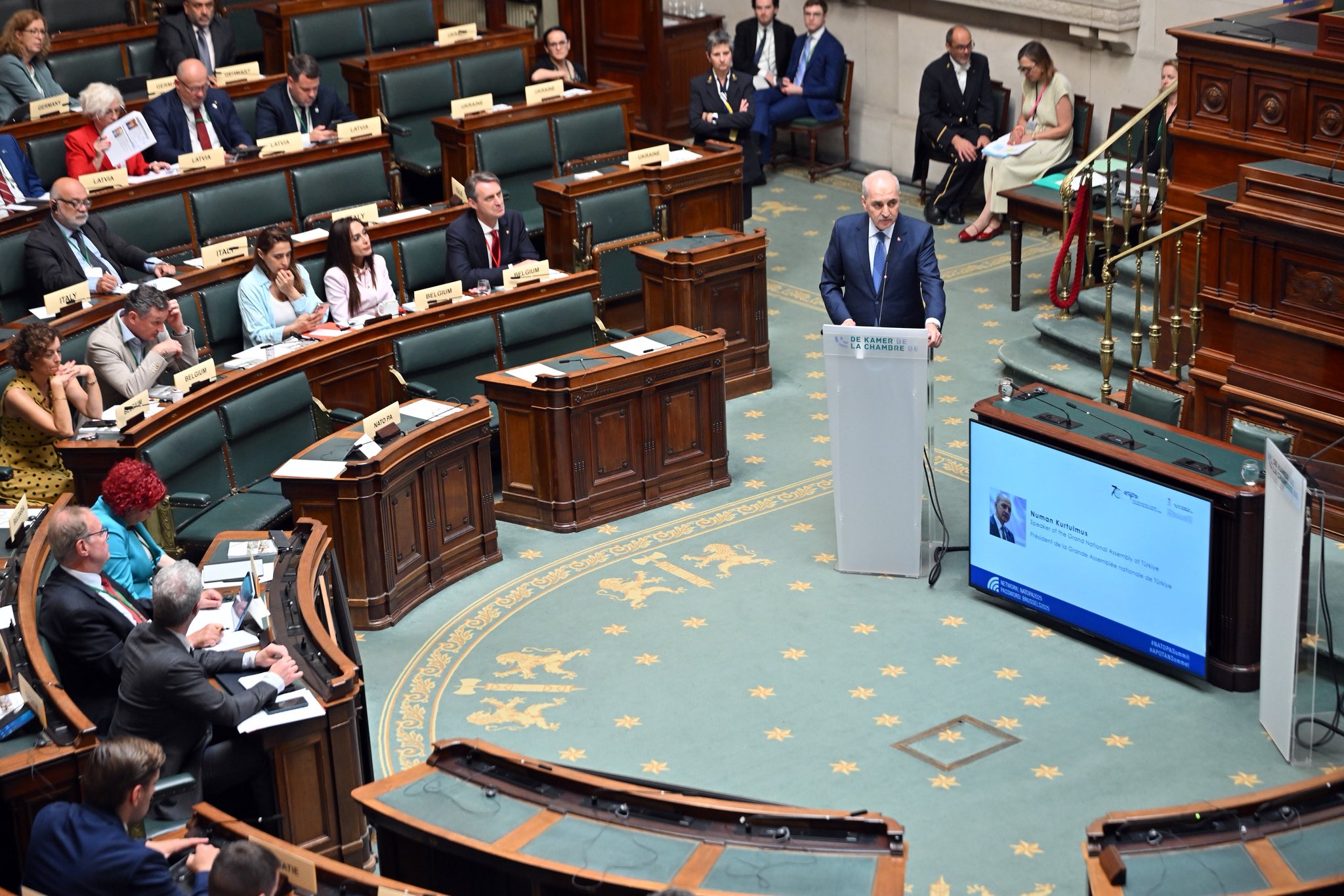 TBMM Başkanı Kurtulmuş, NATO Parlamento Başkanları Zirvesi’nde Konuştu