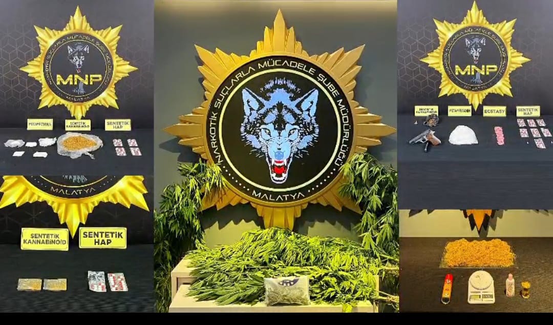 Malatya’da Uyuşturucu Operasyonlarında 8 Kişi Tutuklandı