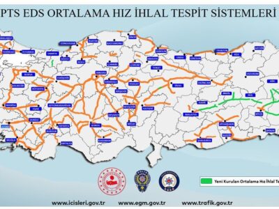 EGM: Yarın itibarıyla 9 ilde ortalama hız denetimlerine başlanacak