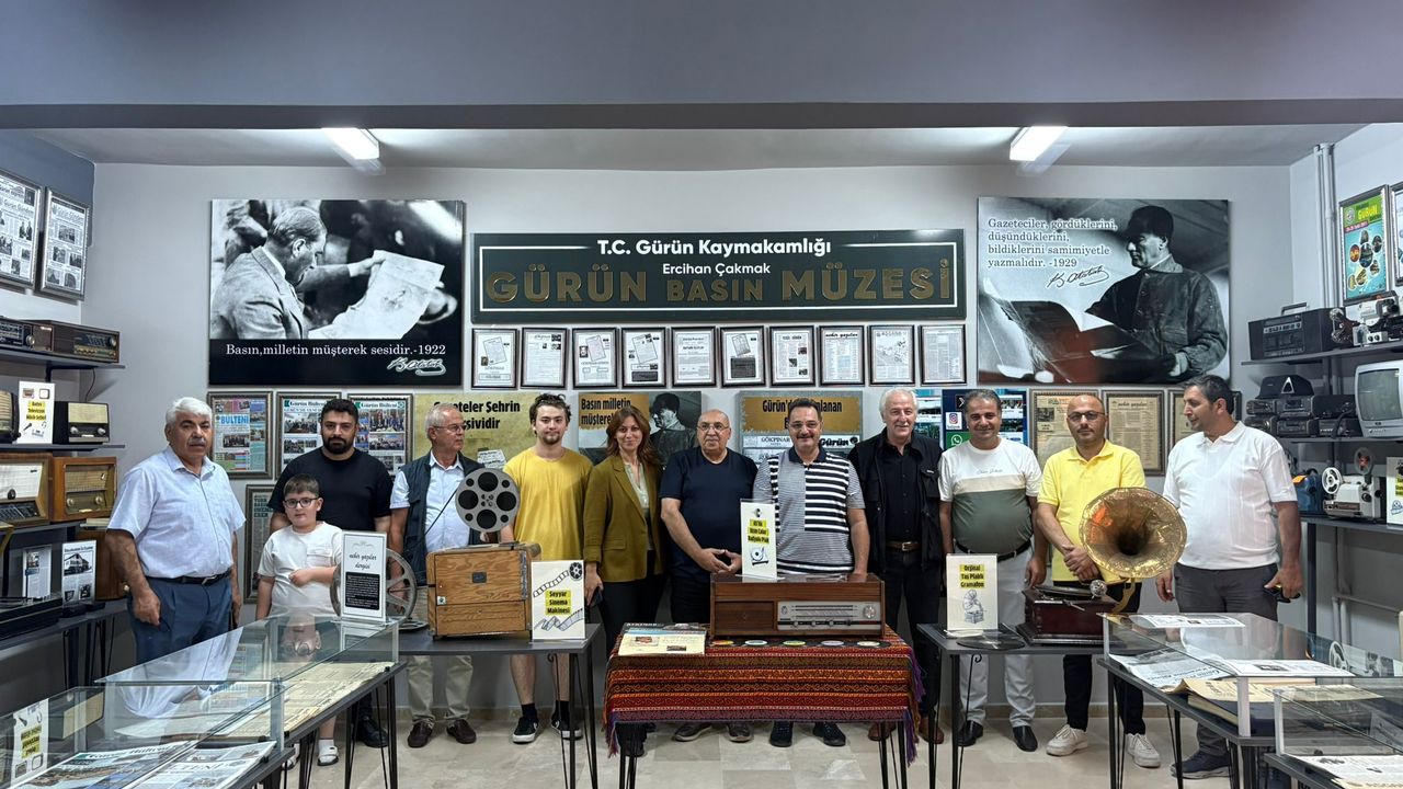 Gürün’de basın tarihine ışık tutan müze: "Ercihan Çakmak Gürün Basın Müzesi" açıldı