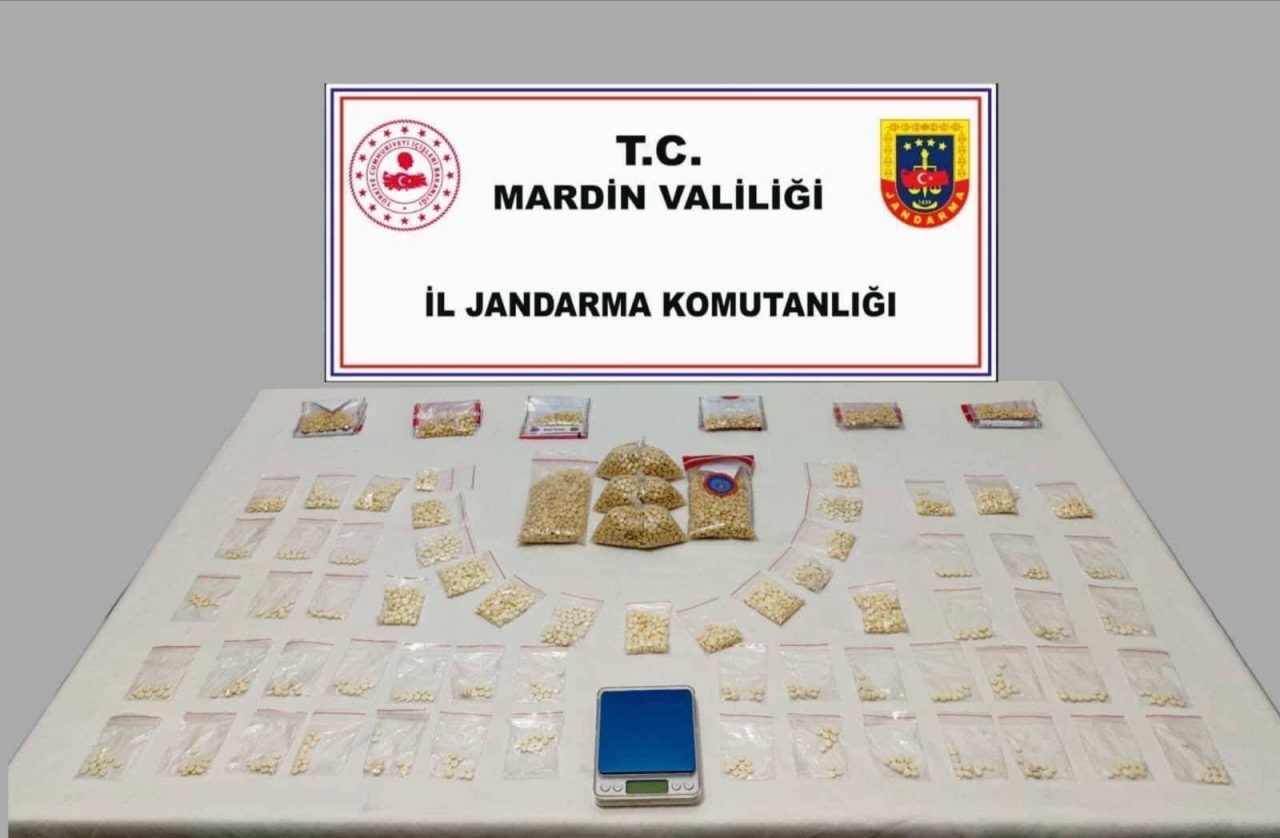 Mardin Kızıltepe’de Uyuşturucu Operasyonu: 11 Bin 340 Hap Ele Geçirildi