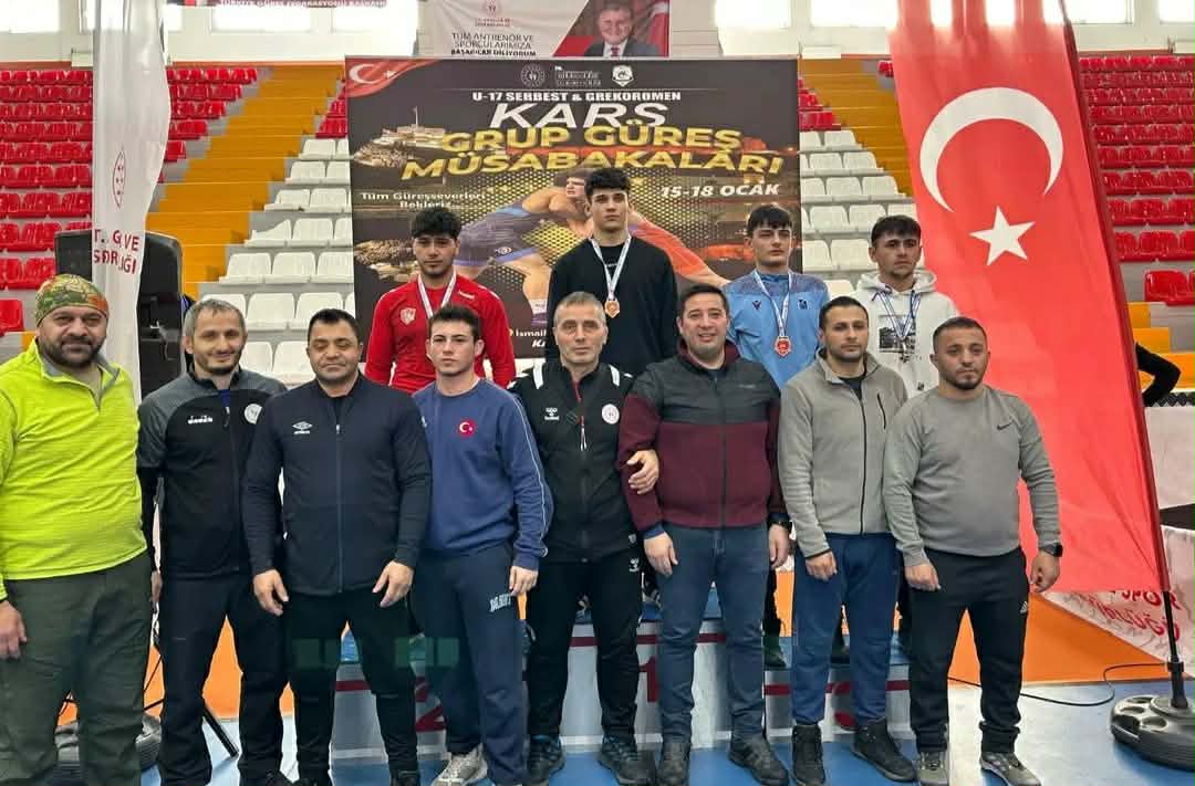 U-17 Serbest ve Grekoromen Grup Güreş Müsabakaları Tamamlandı