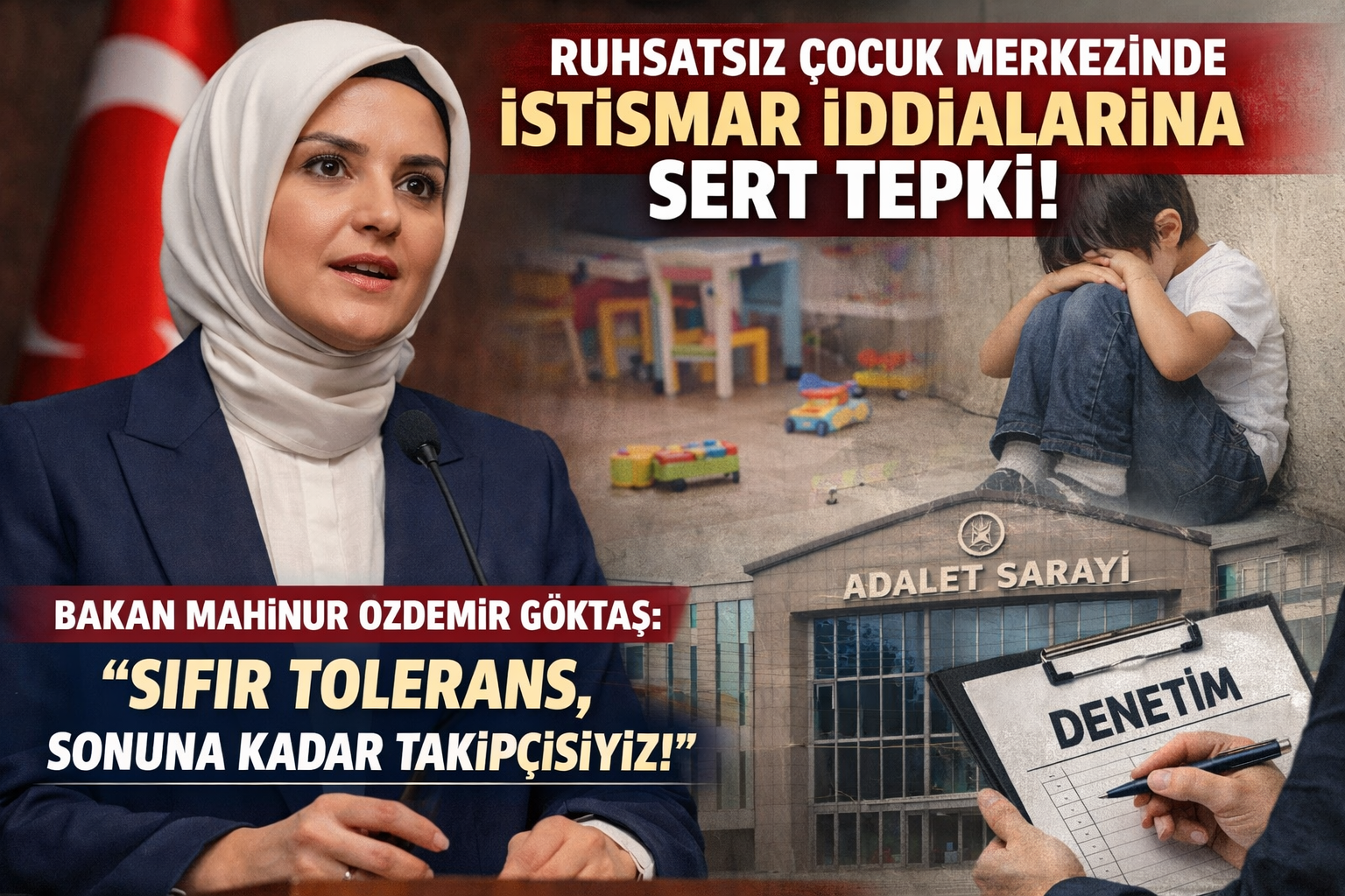Bakan Göktaş’tan Ruhsatsız Çocuk Etkinlik Merkezine İlişkin Sert Açıklama