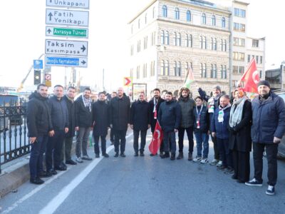 Ahmet Büyükgümüş: “Sinmiyoruz, Susmuyoruz, Filistin’i Unutmuyoruz”