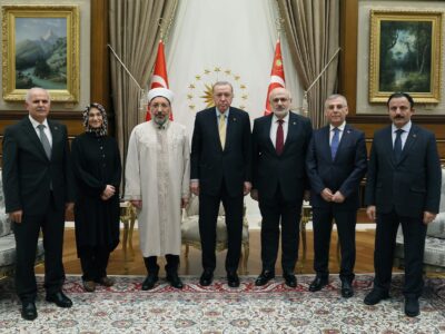 Cumhurbaşkanı Erdoğan, Diyanet İşleri Başkanı Arpaguş’u Kabul Etti