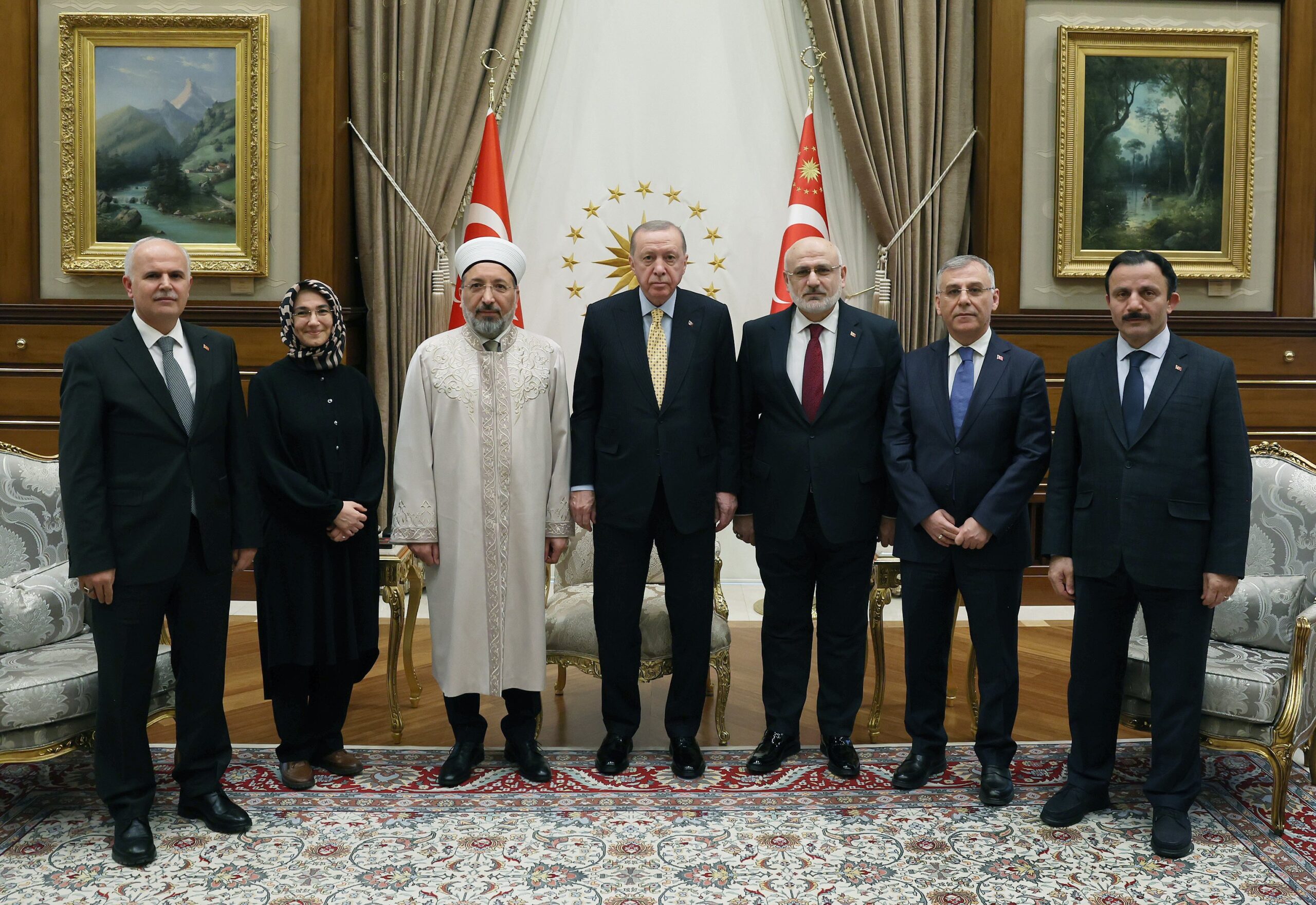 Cumhurbaşkanı Erdoğan, Diyanet İşleri Başkanı Arpaguş’u Kabul Etti
