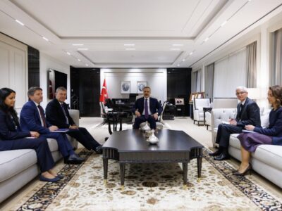 Bakan Fidan, UNRWA Genel Komiseri Lazzarini’yi Ankara’da Kabul Etti