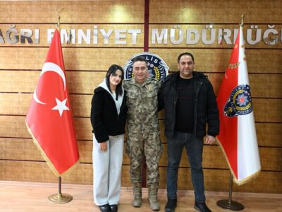 Ağrı Emniyet Müdürü Göksel Önder’den Polis Adayı Serpil’e Anlamlı Destek