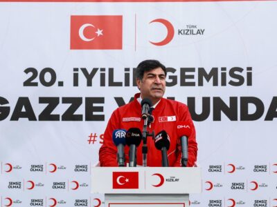 Gazze’ye Yardım Eli: 20. İyilik Gemisi Dualarla Uğurlandı