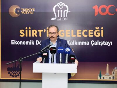 SİİRT’İN GELECEĞİ: EKONOMİK DÖNÜŞÜM VE KALKINMA ÇALIŞTAYI GERÇEKLEŞTİRİLDİ