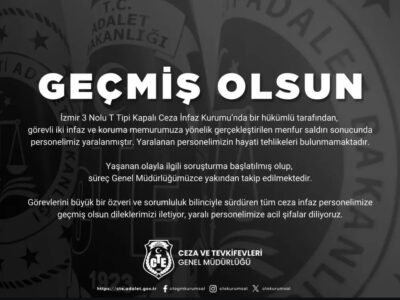 İzmir’de Cezaevinde Memurlara Saldırı: 2 İnfaz Koruma Memuru Yaralandı