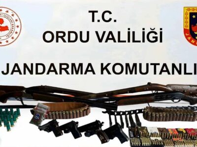 Ordu’da Silah ve Uyuşturucu Operasyonu: 4 Gözaltı