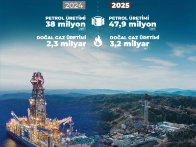 Türkiye’nin Enerji Üretiminde Rekor Yılı: Petrol ve Doğal Gazda Dev Artış