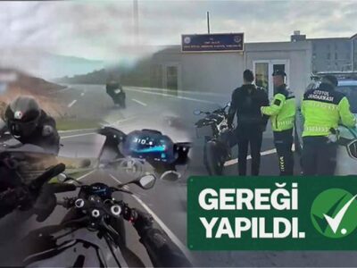 Otoyolda 300 Kilometre Hızla Makas Atan Motosiklet Sürücüsü Yakalandı