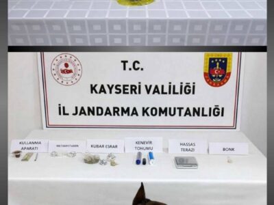 Kayseri’de Jandarmadan Uyuşturucu Operasyonu: 2 Gözaltı