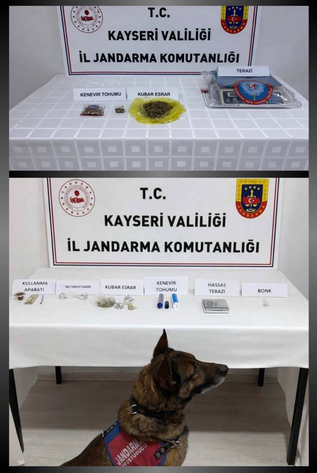 Kayseri’de Jandarmadan Uyuşturucu Operasyonu: 2 Gözaltı