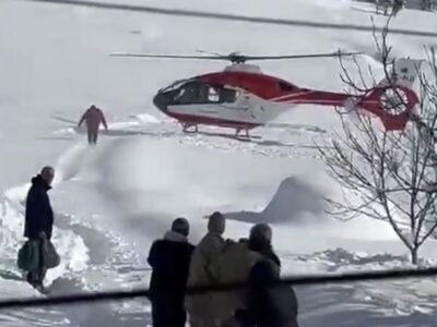 Malatya’da 1 Yaşındaki Bebek Ambulans Helikopterle Hastaneye Ulaştırıldı