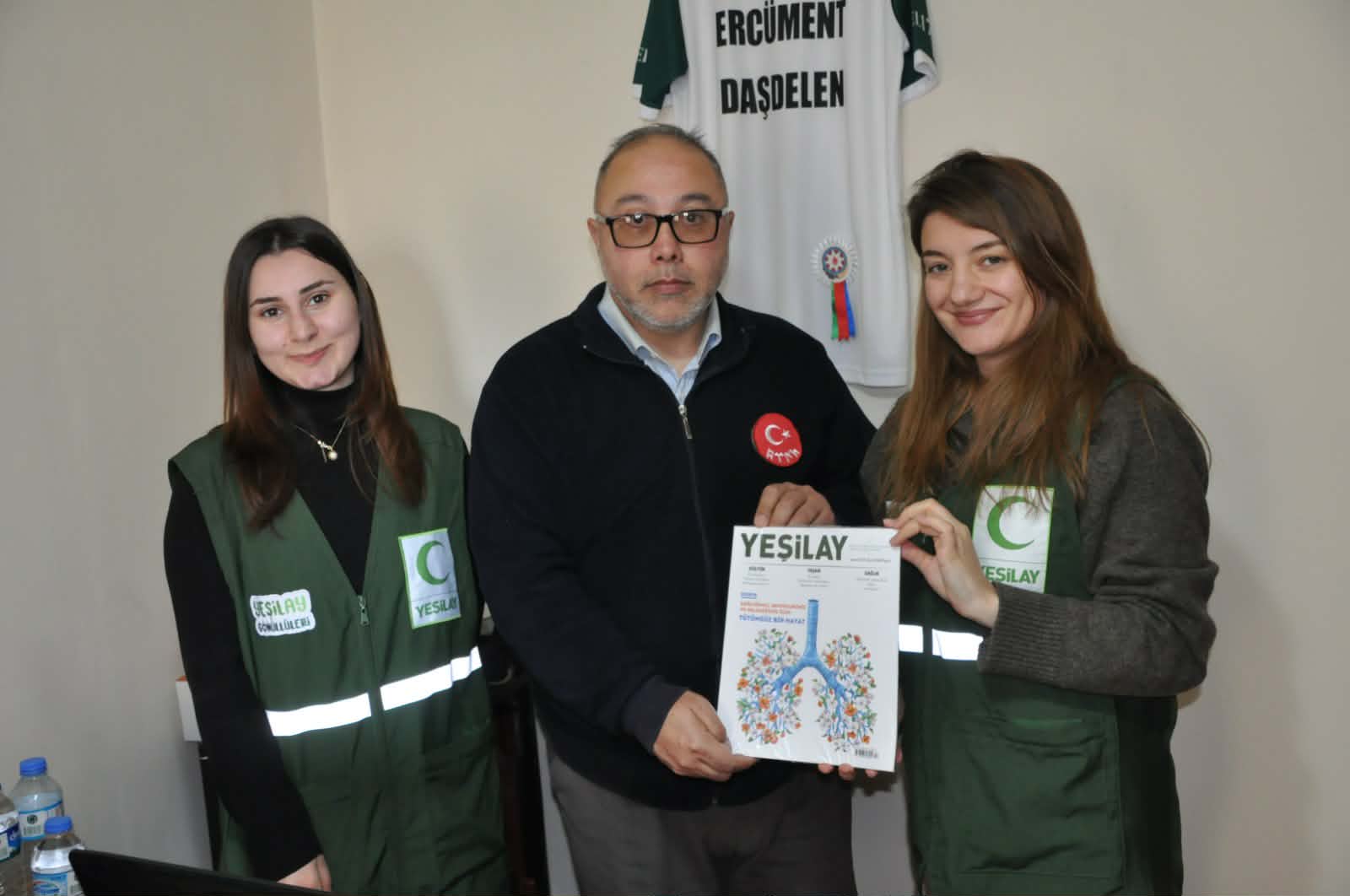 Kars Yeşilay’dan Tek Haber Ajansı’na “10 Ocak” Ziyareti