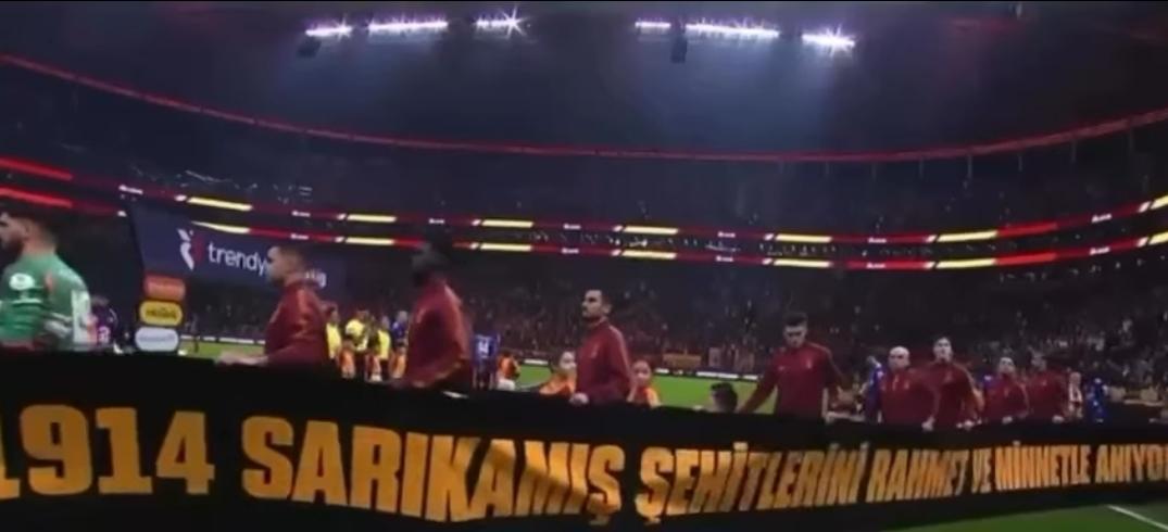 Galatasaray’dan Sarıkamış Şehitlerine Anlamlı Selam! 