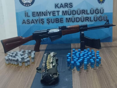 Kars’ta Huzur Uygulamalarında Çok Sayıda Silah ve Mühimmat Ele Geçirildi