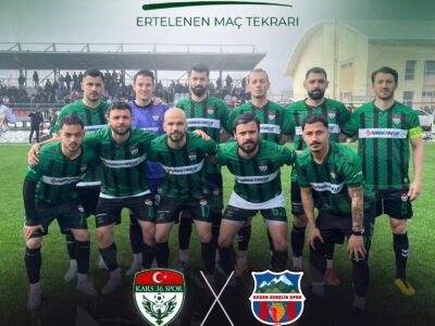 Kars 36 Spor ile Batman Sason Gençlik Spor karşı karşıya gelecek.