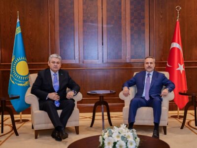 Dışişleri Bakanı Hakan Fidan, Kazak Mevkidaşı Koşerbayev ile Ankara’da Bir Araya Geldi