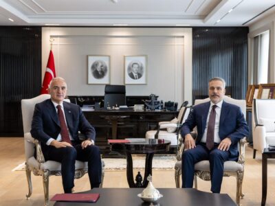 Dışişleri Bakanı Fidan ve Kültür ve Turizm Bakanı Ersoy Bir Araya Geldi