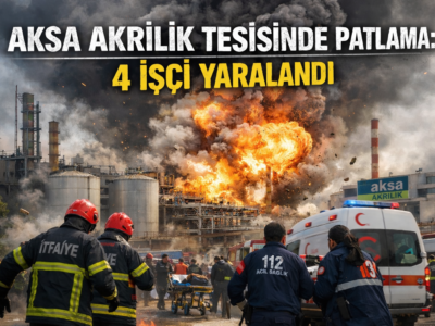 Yalova’da Sanayi Tesisinde Patlama: 4 İşçi Yaralandı