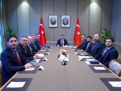 Cumhurbaşkanı Yardımcısı Yılmaz, ATBR Heyetini Kabul Etti: Hedef 100 Milyar Dolarlık Ticaret