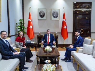 Cumhurbaşkanı Yardımcısı Yılmaz, Brezilya Büyükelçisi Neves’i Kabul Etti