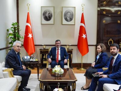Cumhurbaşkanı Yardımcısı Yılmaz, IEA Başkanı Fatih Birol’u Kabul Etti