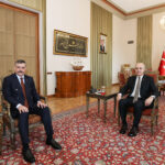 TBMM Başkanı Kurtulmuş, İçişleri Bakanı Çiftçi’yi Kabul Etti