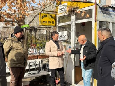 AK Parti İpekyolu İlçe Başkanı Yavuz Kuşan Taksi Esnafını Ziyaret Etti