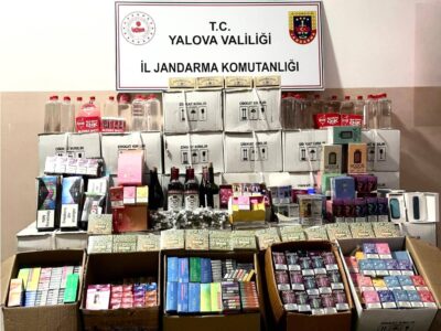 Yalova’da Dev Kaçakçılık Operasyonu: Çok Sayıda Alkol ve Tütün Mamulü Ele Geçirildi