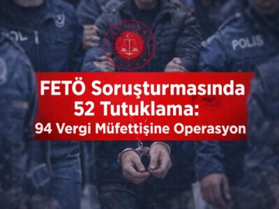 FETÖ Soruşturmasında 52 Tutuklama: 94 Vergi Müfettişine Operasyon