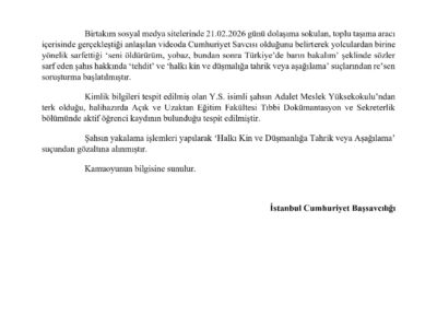 İstanbul Cumhuriyet Başsavcılığı’ndan Toplu Taşıma Videosu Hakkında Soruşturma