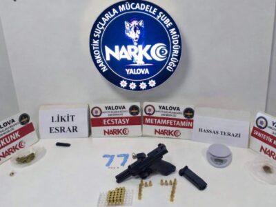 Yalova’da Uyuşturucu Operasyonu: 4 Tutuklama