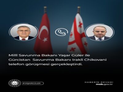Bakan Güler, Gürcistanlı Mevkidaşı ile Görüştü