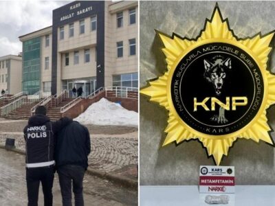 Kars’ta durdurulan 08 plakalı araçtan metamfetamin maddesi ele geçirildi