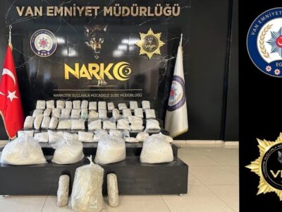 Van’da Uyuşturucu Operasyonu: Kamyonette 90 Kilogramdan Fazla Madde Ele Geçirildi