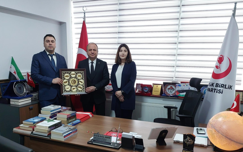 TURAN DEVLETLERİ MEDYA BİRLİĞİ’NDEN PROF. DR. EMİN SERİN’E ZİYARET