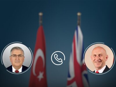 Bakan Güler, Birleşik Krallık Savunma Bakanı Healey ile Görüştü