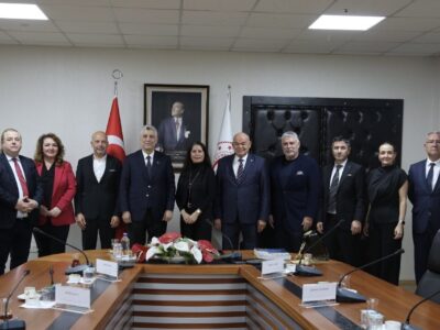 Ömer Bolat TİM-DER Yönetim Kurulu Heyetini Kabul Etti