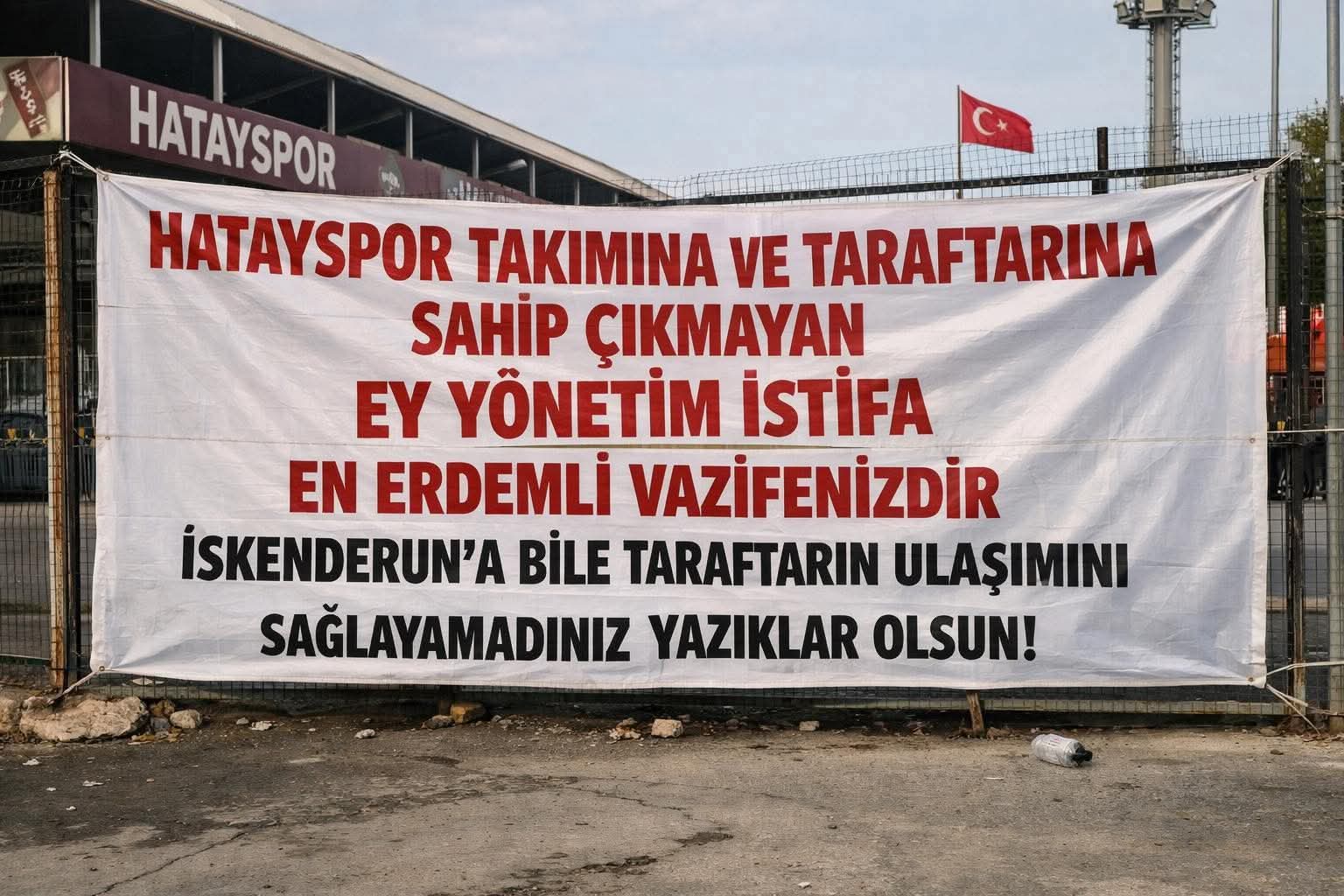 Hatayspor’da Taraftar Tepkisi Büyüyor