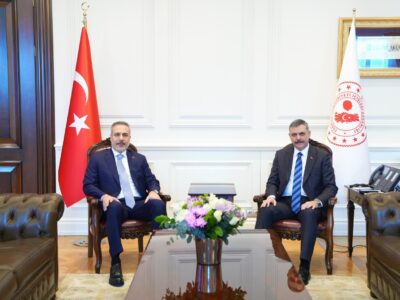 Dışişleri Bakanı Hakan Fidan’dan İçişleri Bakanı Mustafa Çiftçi’ye Ziyaret