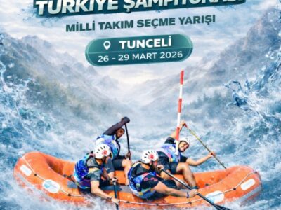 Tunceli’de Rafting Türkiye Şampiyonası Heyecanı Başlıyor