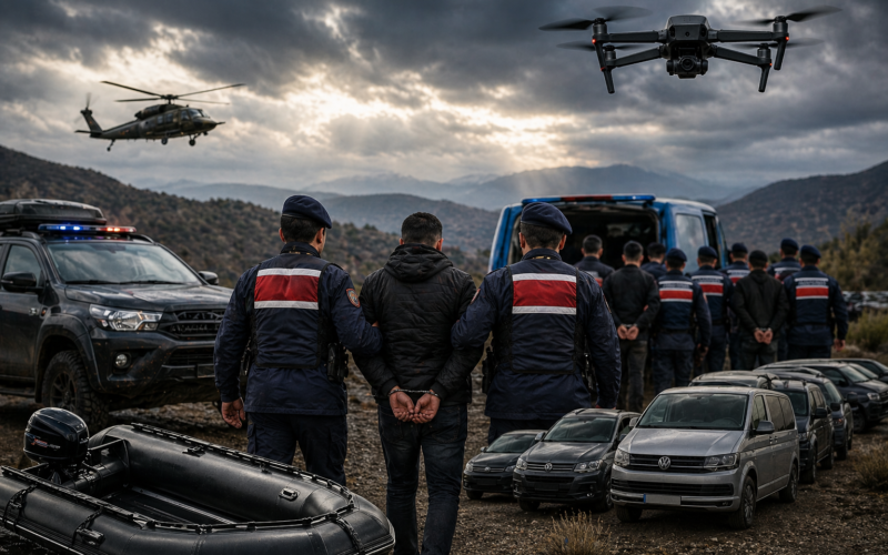 24 İlde Göçmen Kaçakçılarına Darbe: 132 Organizatör Yakalandı