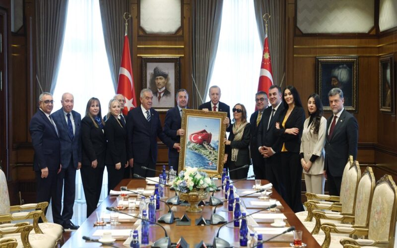 Cumhurbaşkanı Erdoğan, Türk Demokrasi Vakfı Heyetini Kabul Etti